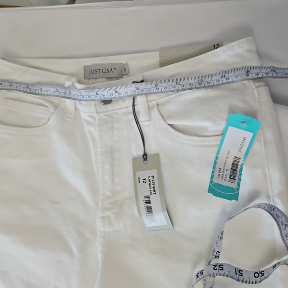 NWT Just USA Jean's Manhattan Wide Leg Size 12 - Picture 11 of 16